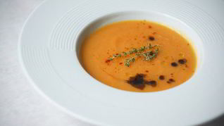 Бархатный суп-пюре из тыквы