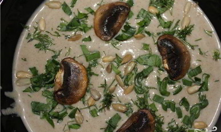 Рецепт грибного супа-пюре