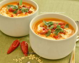 Неклассический суп-пюре из тыквы