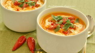 Неклассический суп-пюре из тыквы