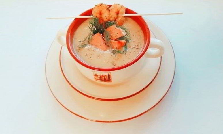 Рецепт овощного супа-пюре с тунцом