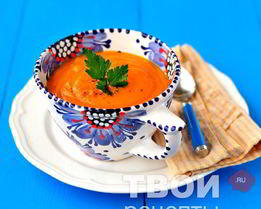 Постный морковно-картофельный суп-пюре