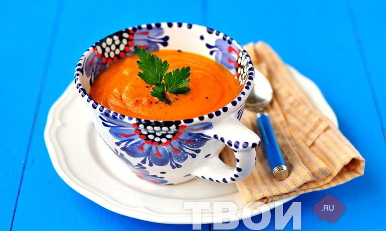 Рецепт постного морковно-картофельный суп-пюре