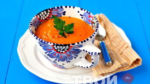 постный морковно-картофельный суп-пюре