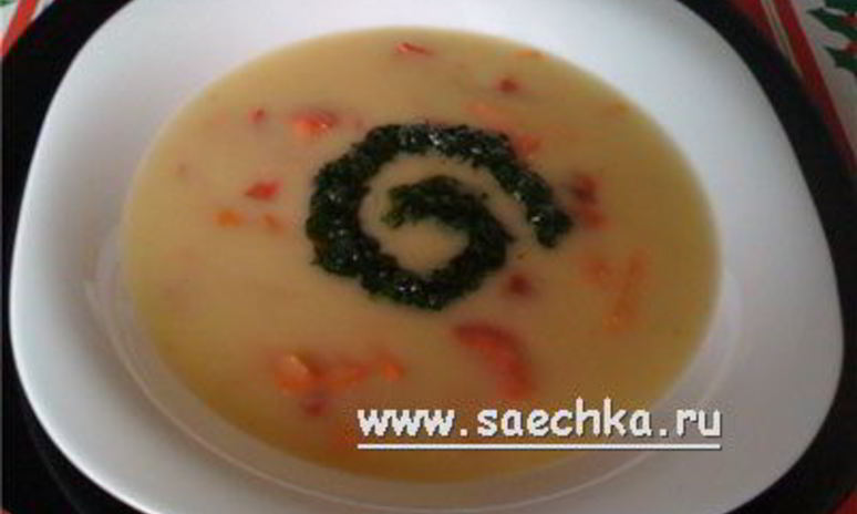 Рецепт постного супа-пюре из печеных овощей