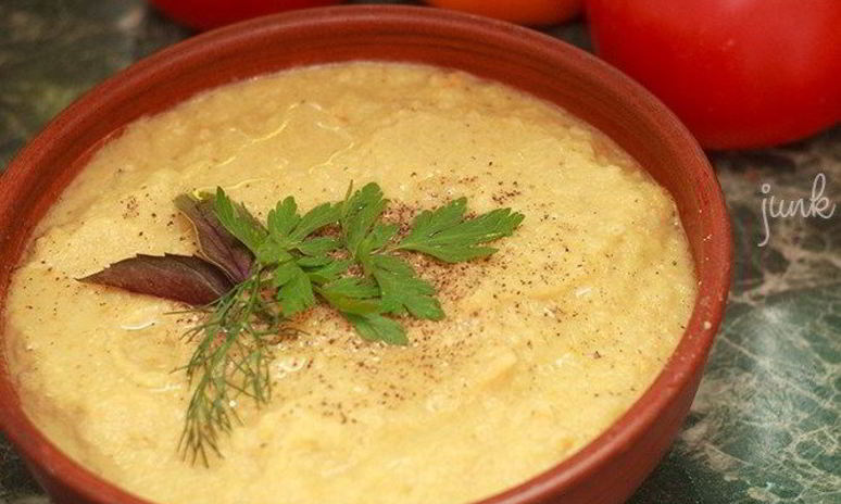 Рецепт постного супа-пюре с цветной капустой