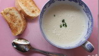 Суп-пюре чесночный