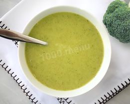 Суп пюре из брокколи и кабачков