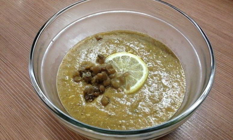 Рецепт супа-пюре из чечевицы зеленой