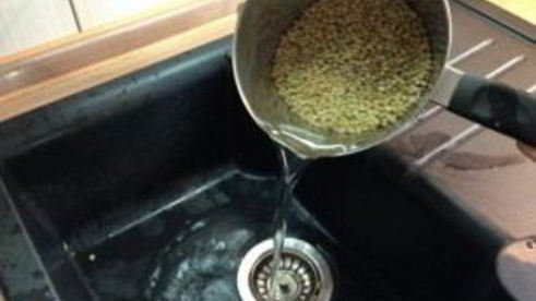 суп-пюре из чечевицы зеленой