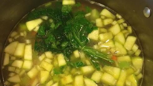 суп-пюре из кабачков