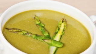 Суп-пюре из спаржи