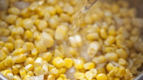 суп-пюре из свежей кукурузы
