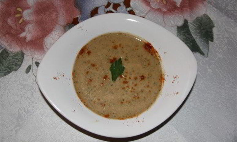 Рецепт супа пюре из телятины со спаржей и шпинатом