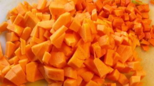 суп-пюре из тыквы и баклажанов