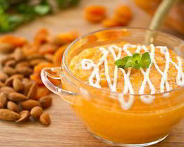 Суп-пюре из тыквы и цветной капусты