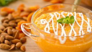 Суп-пюре из тыквы и цветной капусты