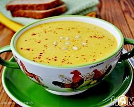 Суп-пюре из тыквы с тахиной