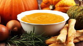 Суп-пюре из тыквы