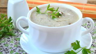 Суп-пюре из вешенок