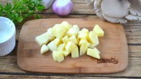 суп-пюре из вешенок