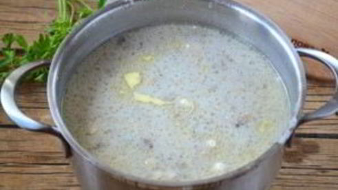 суп-пюре из вешенок