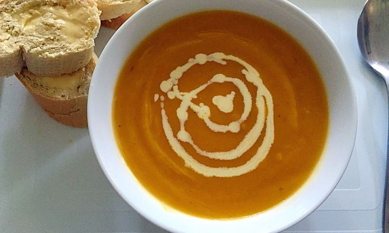 Рецепт супа-пюре из желудевой тыквы