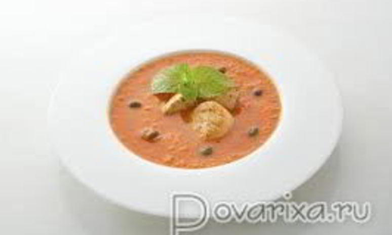 Рецепт супа-пюре морковного с гребешком и индейкой