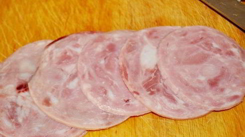 суп-пюре овощной с ветчиной