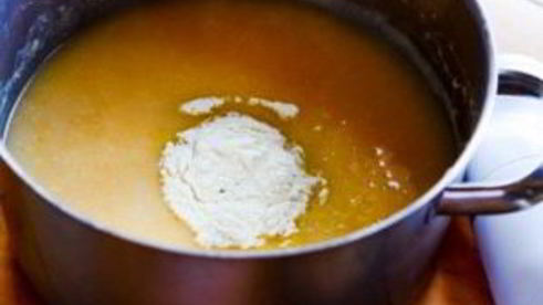 суп-пюре овощной со сливками