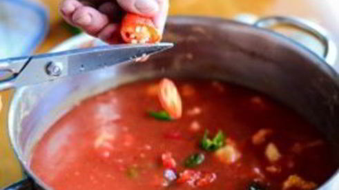 суп-пюре овощной со сливками