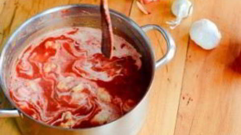 суп-пюре овощной со сливками