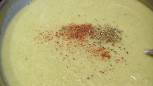 суп-пюре с брокколи и куриной грудкой