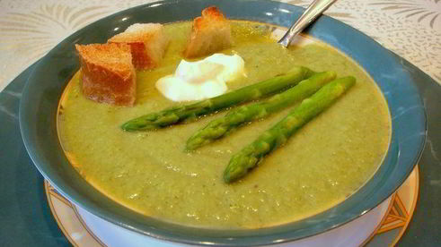 суп-пюре с брокколи и куриной грудкой