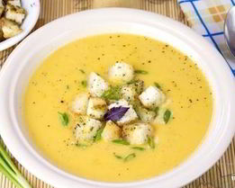 Суп-пюре с чечевицей