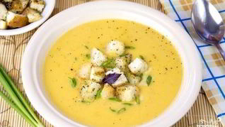 Суп-пюре с чечевицей