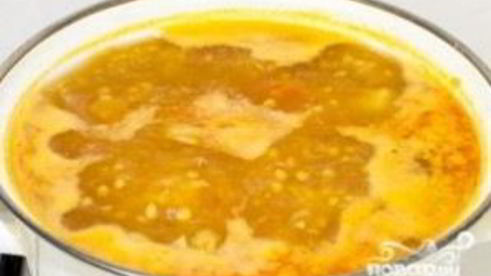 суп-пюре с чечевицей