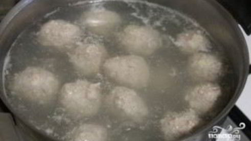 суп-пюре с фрикадельками