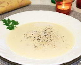 Суп-пюре с плавленым сыром