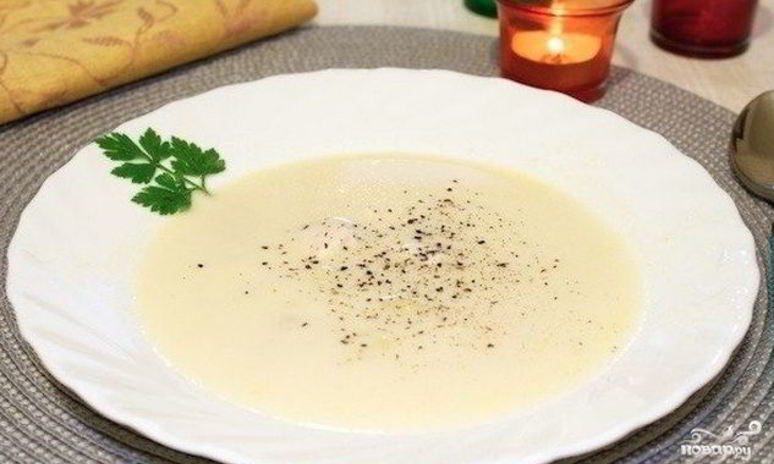 Рецепт супа-пюре с плавленым сыром