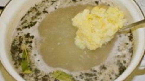 суп-пюре с плавленым сыром