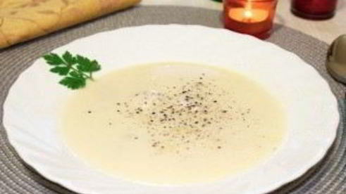 суп-пюре с плавленым сыром