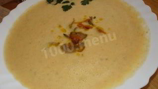 Суп-пюре с тыквой и грибами