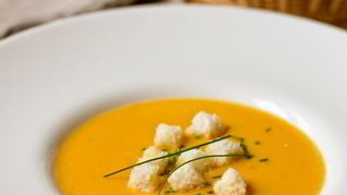 Тыквенный суп-пюре на кокосовом молоке