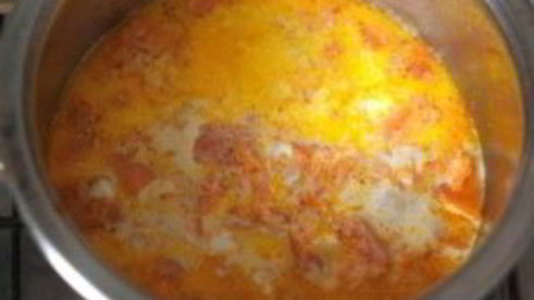 вегетарианский суп-пюре из тыквы