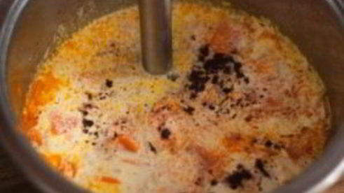 вегетарианский суп-пюре из тыквы