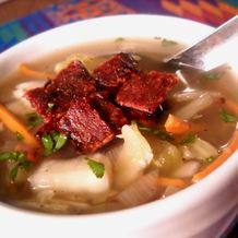 Суп с фасолью