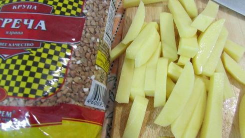 суп с гречневыми клецками-кнопками