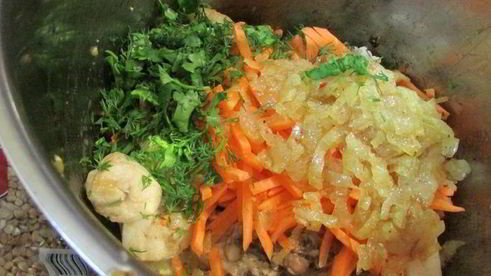 суп с гречневыми клецками-кнопками