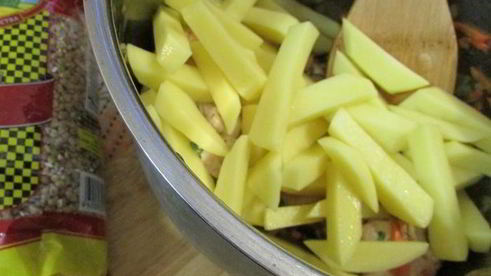 суп с гречневыми клецками-кнопками